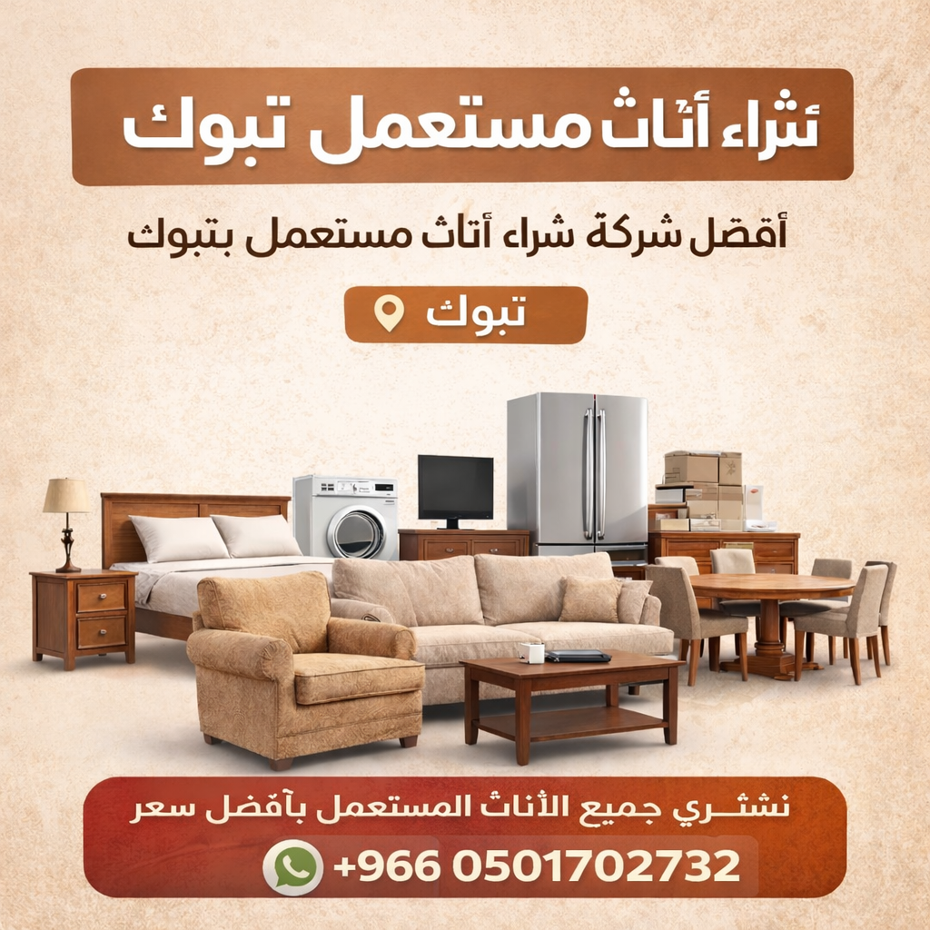 شراء اثاث مستعمل تبوك شراء جميع الأثاث المستعمل في تبوك السعودية